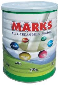 Marks Full Cream Milk Powder Tin 1 kg